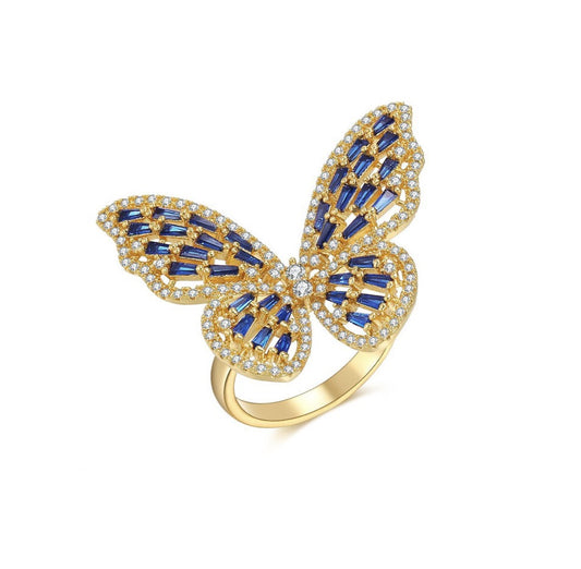 Royal butterfly ring