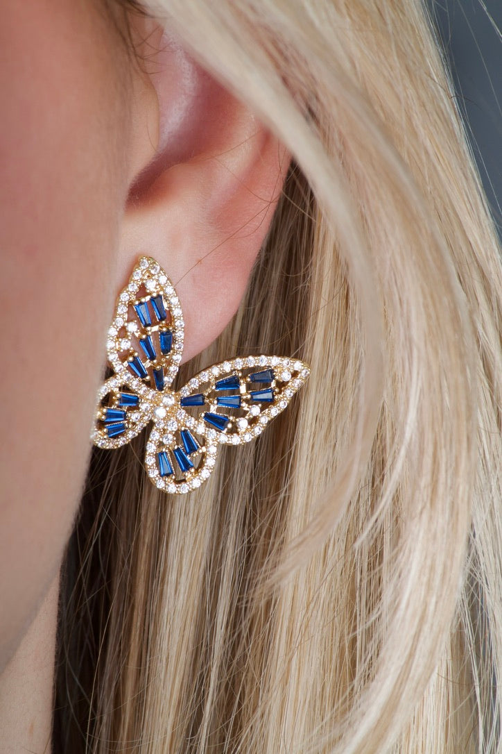 Royal butterfly earrings