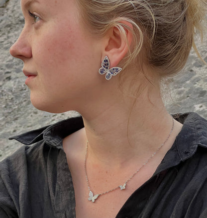 Royal butterfly earrings